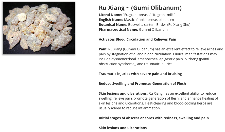 Ru Xiang frankincense